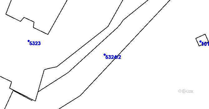 Parcela st. 5324/2 v KÚ Jihlava, Katastrální mapa