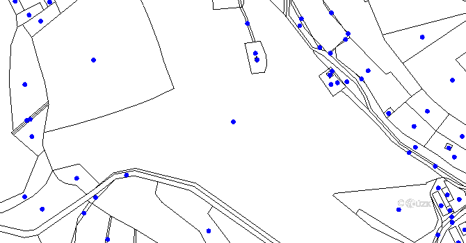 Parcela st. 647/26 v KÚ Jimramov, Katastrální mapa