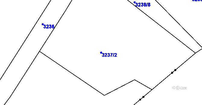 Parcela st. 3237/2 v KÚ Jindřichův Hradec, Katastrální mapa