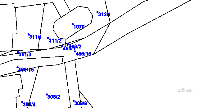 Parcela st. 303/19 v KÚ Dolní Borek, Katastrální mapa