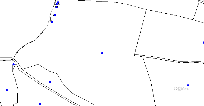 Parcela st. 293/1 v KÚ Jiřín, Katastrální mapa