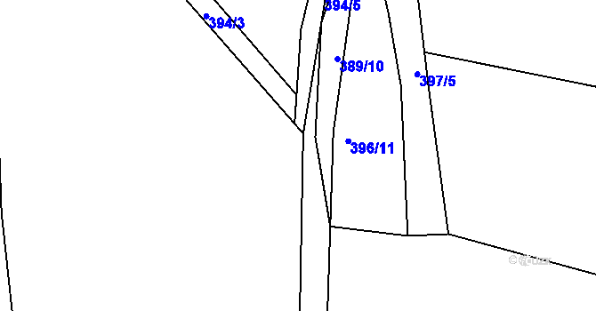 Parcela st. 412/13 v KÚ Jivina u Hořovic, Katastrální mapa