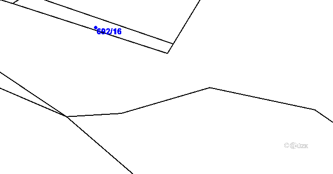 Parcela st. 692/38 v KÚ Kačice, Katastrální mapa