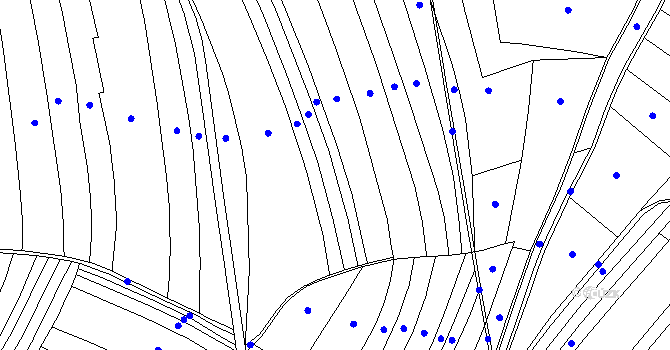 Parcela st. 630 v KÚ Kačice, Katastrální mapa