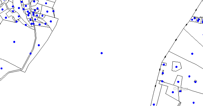 Parcela st. 123/2 v KÚ Mračov, Katastrální mapa
