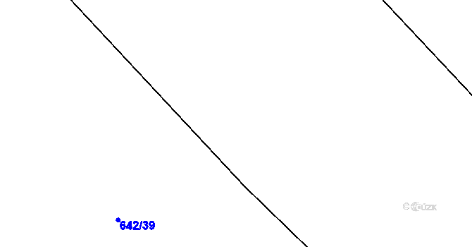Parcela st. 642/40 v KÚ Robeč, Katastrální mapa