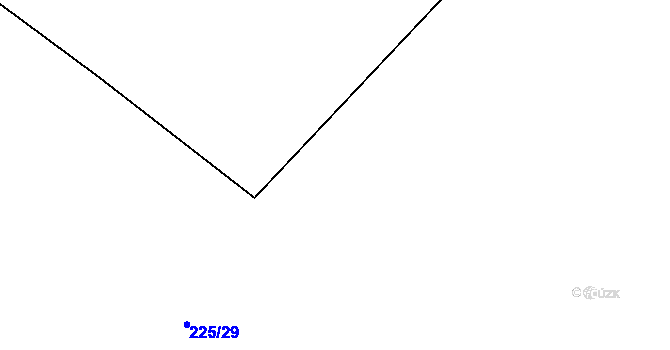 Parcela st. 225/27 v KÚ Kameničky, Katastrální mapa