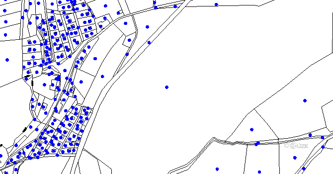 Parcela st. 373/10 v KÚ Hostěradice, Katastrální mapa