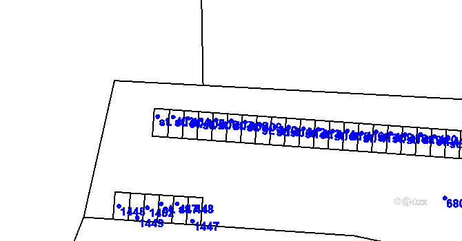 Parcela st. 408 v KÚ Kamýk nad Vltavou, Katastrální mapa