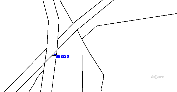 Parcela st. 369/9 v KÚ Karlov, Katastrální mapa