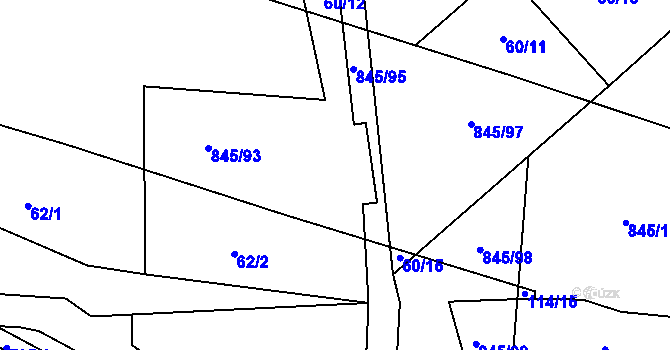 Parcela st. 267 v KÚ Karpentná, Katastrální mapa