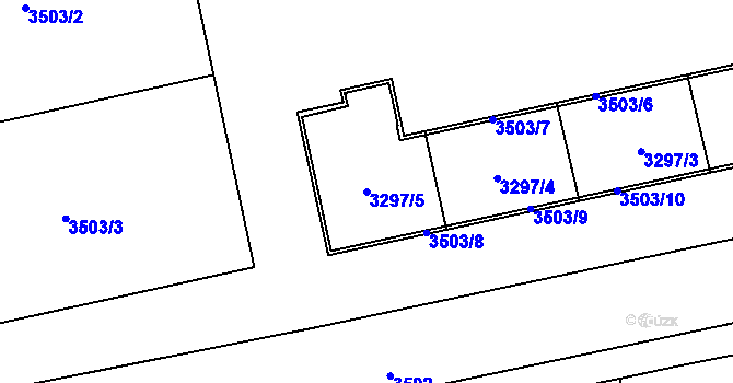 Parcela st. 3297/5 v KÚ Karviná-město, Katastrální mapa