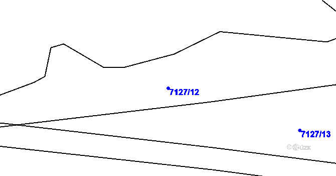 Parcela st. 7127/12 v KÚ Karviná-Doly, Katastrální mapa