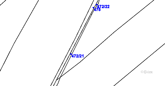 Parcela st. 273/5 v KÚ Kařez, Katastrální mapa