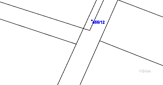 Parcela st. 455/9 v KÚ Kařez, Katastrální mapa