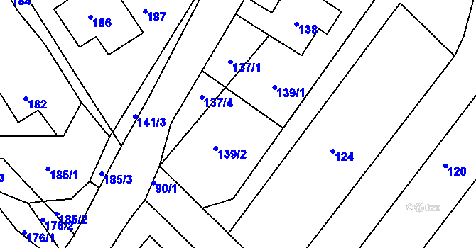 Parcela st. 139 v KÚ Ketkovice, Katastrální mapa