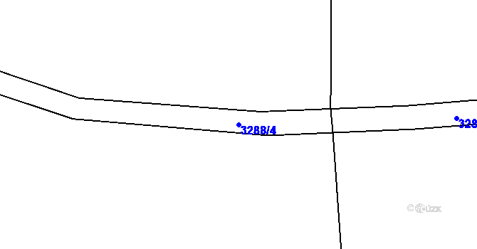 Parcela st. 3288/4 v KÚ Kročehlavy, Katastrální mapa
