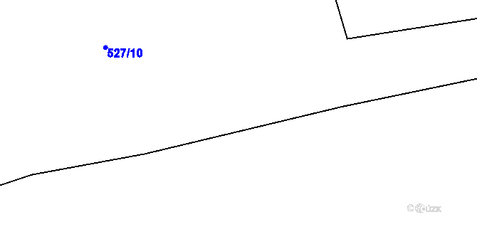 Parcela st. 527/16 v KÚ Kladno u Hlinska, Katastrální mapa