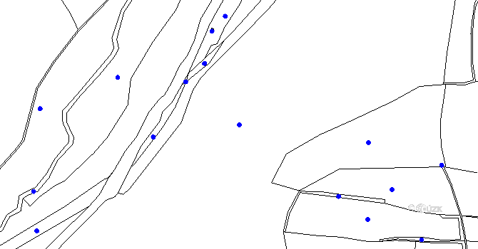 Parcela st. 258/7 v KÚ Lipka u Vimperka, Katastrální mapa