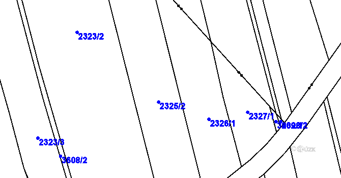 Parcela st. 2338/2 v KÚ Klatovy, Katastrální mapa