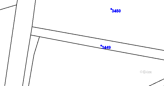 Parcela st. 775/2 v KÚ Klenčí pod Čerchovem, Katastrální mapa