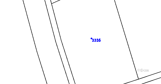 Parcela st. 845/1 v KÚ Klenčí pod Čerchovem, Katastrální mapa