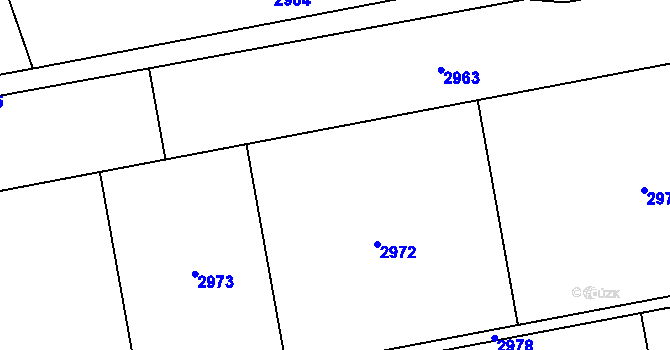 Parcela st. 265/29 v KÚ Klenčí pod Čerchovem, Katastrální mapa