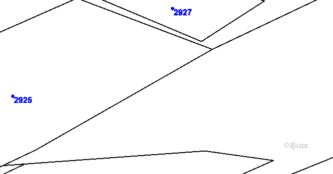 Parcela st. 302/11 v KÚ Klenčí pod Čerchovem, Katastrální mapa