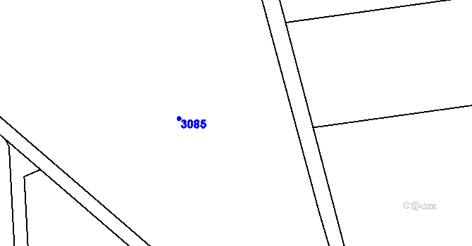 Parcela st. 553/18 v KÚ Klenčí pod Čerchovem, Katastrální mapa