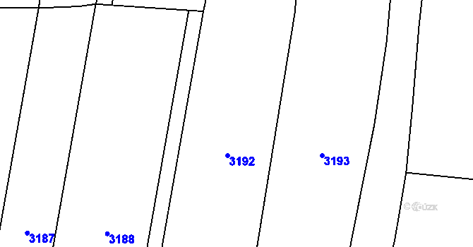 Parcela st. 581/10 v KÚ Klenčí pod Čerchovem, Katastrální mapa