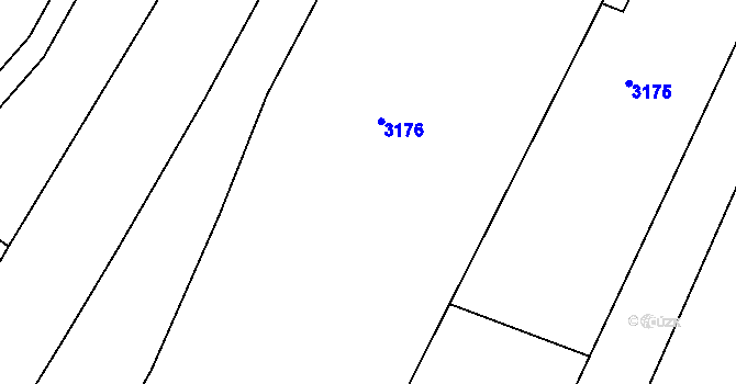 Parcela st. 581/15 v KÚ Klenčí pod Čerchovem, Katastrální mapa