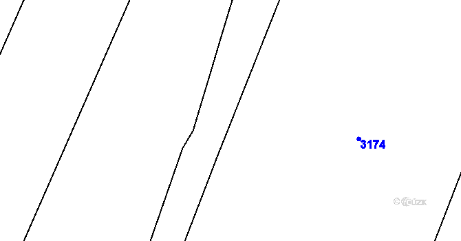 Parcela st. 647/29 v KÚ Klenčí pod Čerchovem, Katastrální mapa
