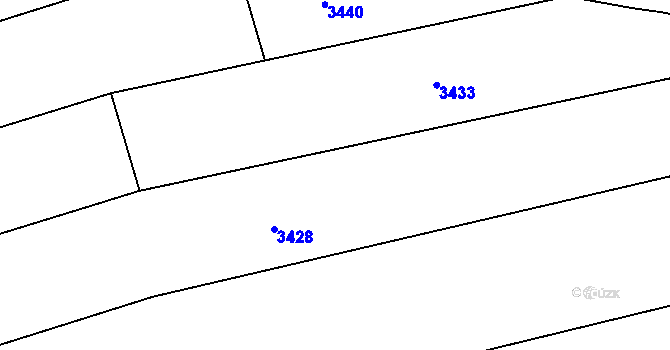 Parcela st. 775/20 v KÚ Klenčí pod Čerchovem, Katastrální mapa