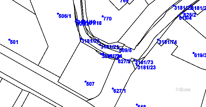 Parcela st. 3181/24 v KÚ Klimkovice, Katastrální mapa