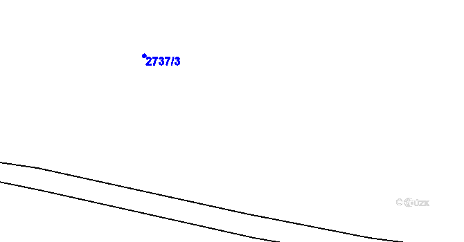Parcela st. 2737/9 v KÚ Klobouky u Brna, Katastrální mapa