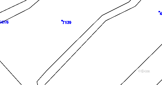 Parcela st. 2547/11 v KÚ Klobouky u Brna, Katastrální mapa