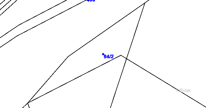 Parcela st. 94/2 v KÚ Suhrovice, Katastrální mapa