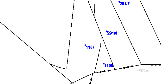 Parcela st. 857/3 v KÚ Knovíz, Katastrální mapa