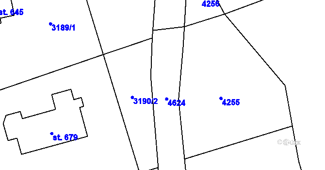 Parcela st. 3204/11 v KÚ Koberovy, Katastrální mapa