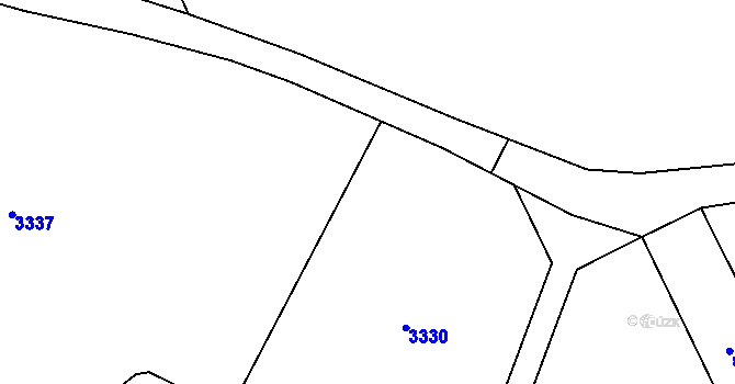 Parcela st. 634/4 v KÚ Vrát, Katastrální mapa
