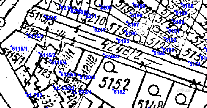 Parcela st. 4248/2 v KÚ Kobylí na Moravě, Katastrální mapa