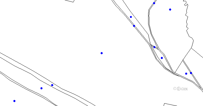 Parcela st. 246/1 v KÚ Kocbeře, Katastrální mapa