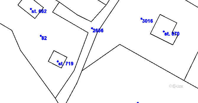 Parcela st. 41/2 v KÚ Koclířov, Katastrální mapa