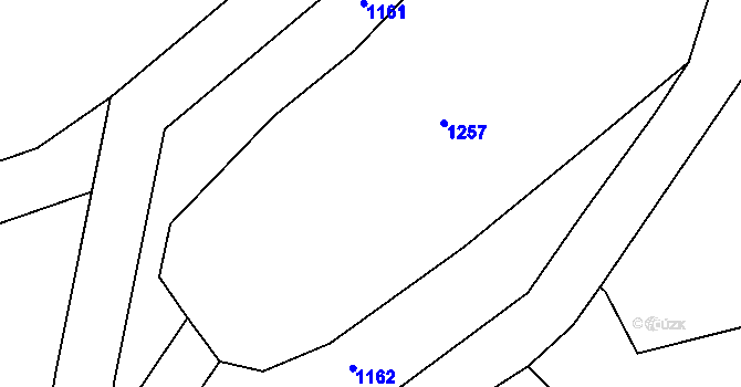 Parcela st. 657/2 v KÚ Kolešov, Katastrální mapa