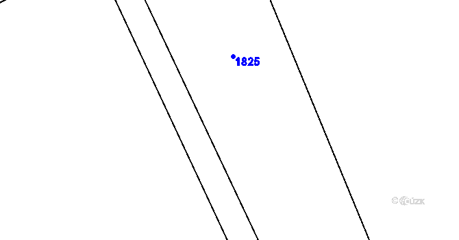 Parcela st. 1166/3 v KÚ Zichov, Katastrální mapa