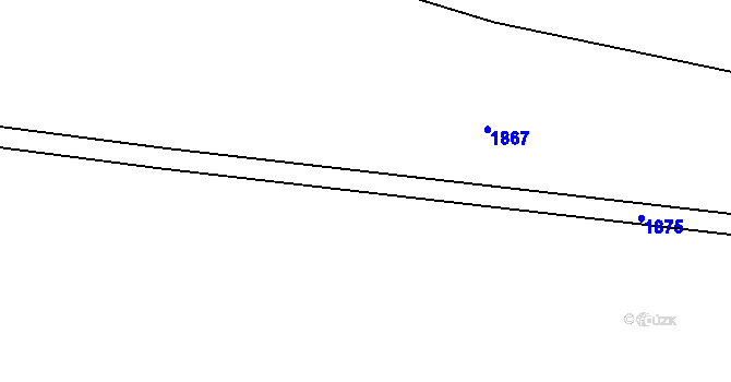 Parcela st. 118/22 v KÚ Zichov, Katastrální mapa