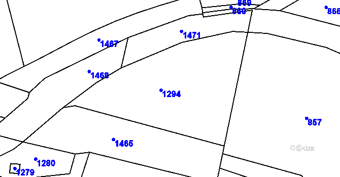 Parcela st. 147/2 v KÚ Komárno, Katastrální mapa