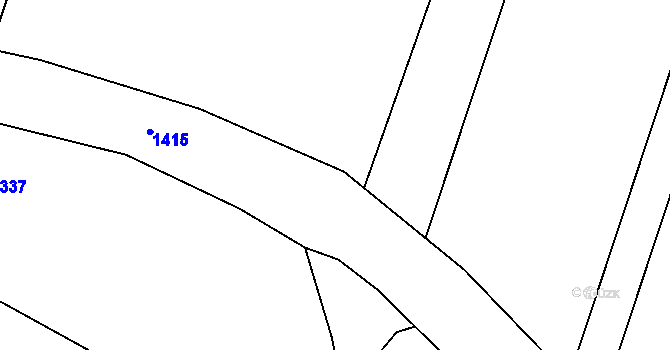 Parcela st. 699/11 v KÚ Komárno, Katastrální mapa