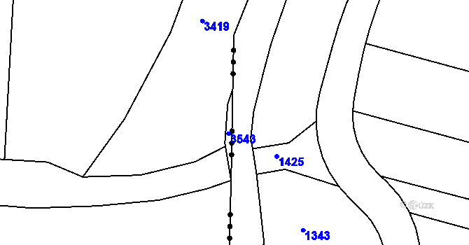 Parcela st. 721/19 v KÚ Komárno, Katastrální mapa