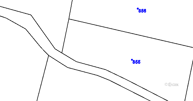 Parcela st. 780/4 v KÚ Komárno, Katastrální mapa